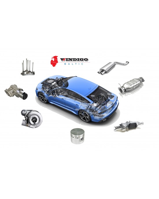Double cleaning of engine parts and exhaust system elements from carbon deposits (light vehicles) image