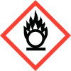 Intensifies fire; oxidizing agent