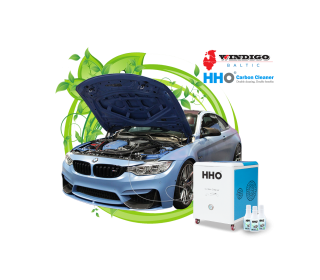 Double cleaning of engine parts and exhaust system elements from carbon deposits (light vehicles)