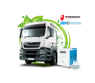 Double cleaning of engine parts and exhaust system elements from carbon deposits (cargo transport)